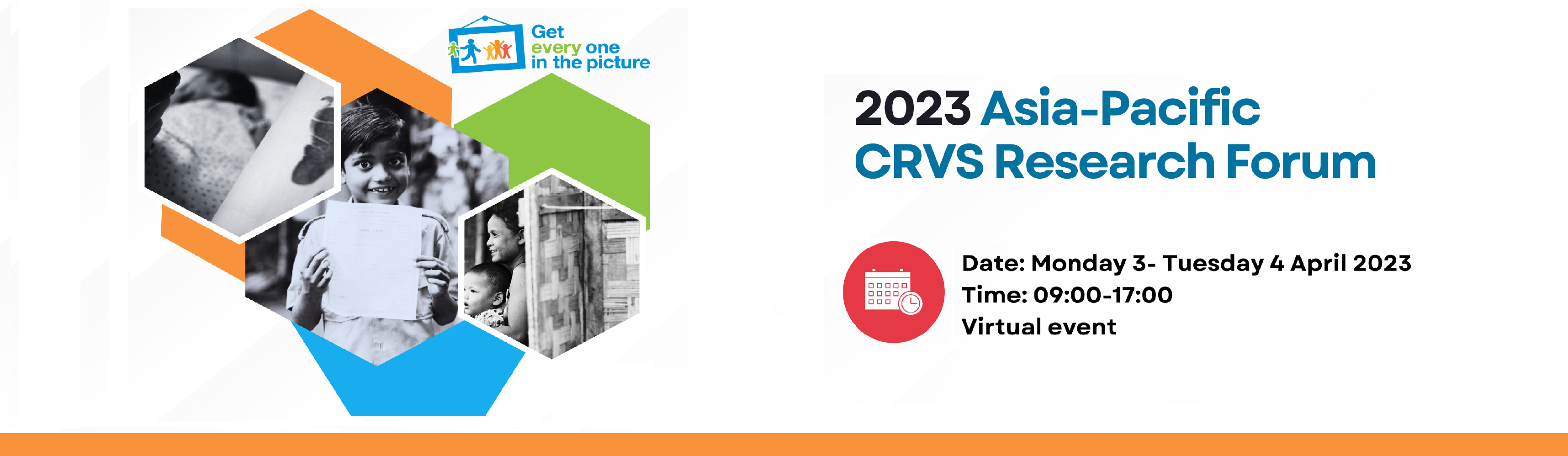 CRVS research forum - top banner